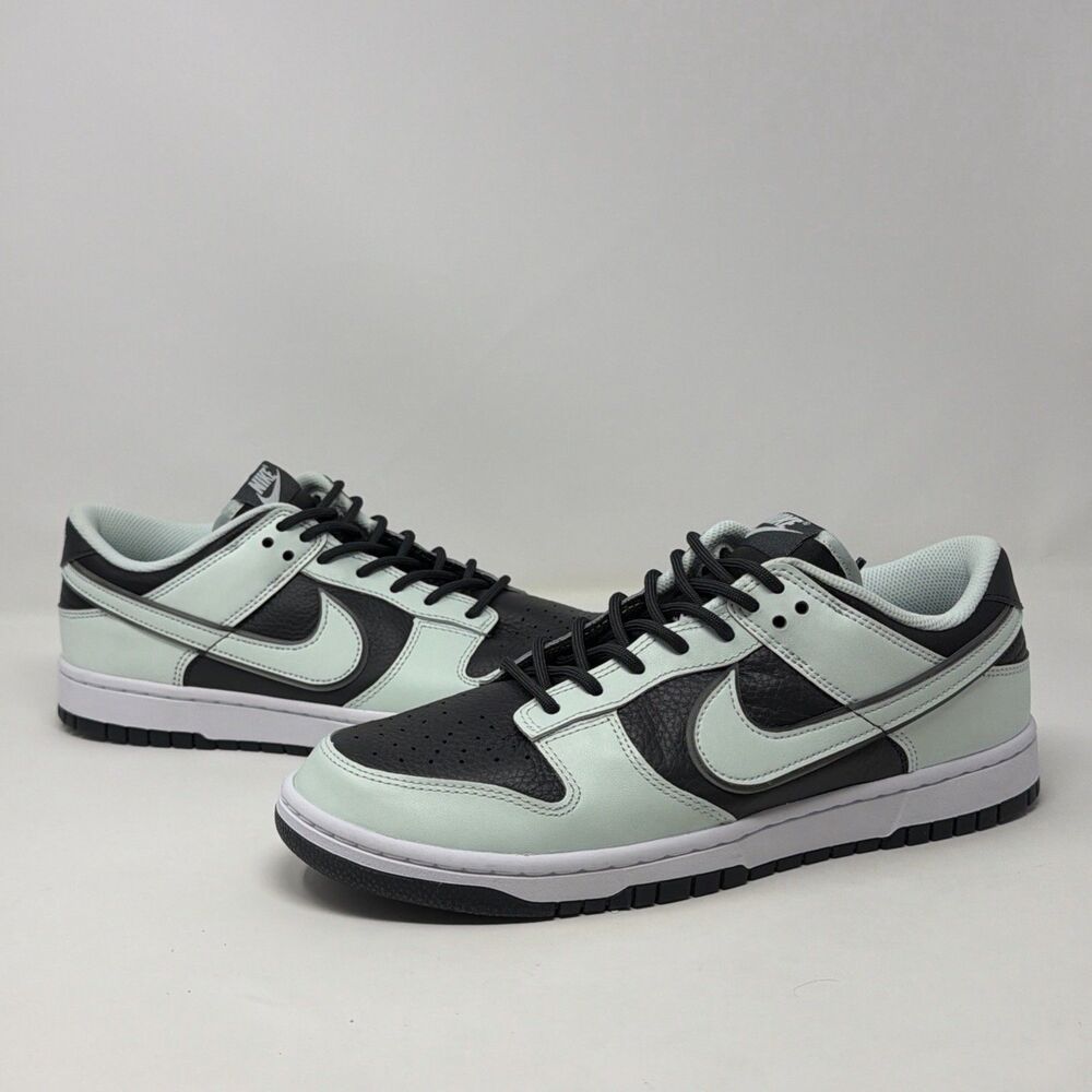 Nike Dunk Low Mint Foam Black White Sneakers Men’s Size 10 FZ1670-001 AUTH